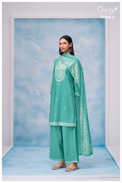 Ganga driyara 4888 cotton dress material wholesaler on fb